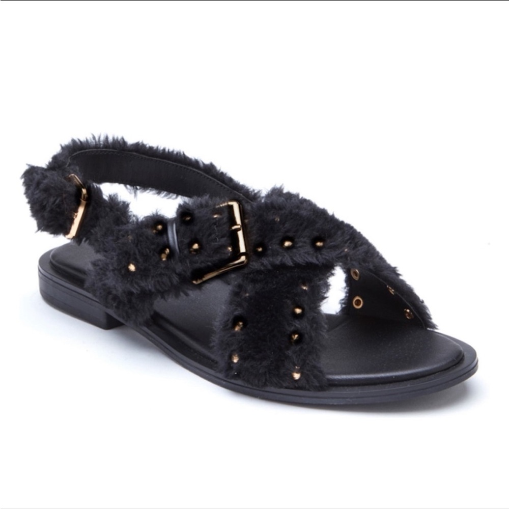 Coconuts By Matisse Ray Black Sandals Size 9